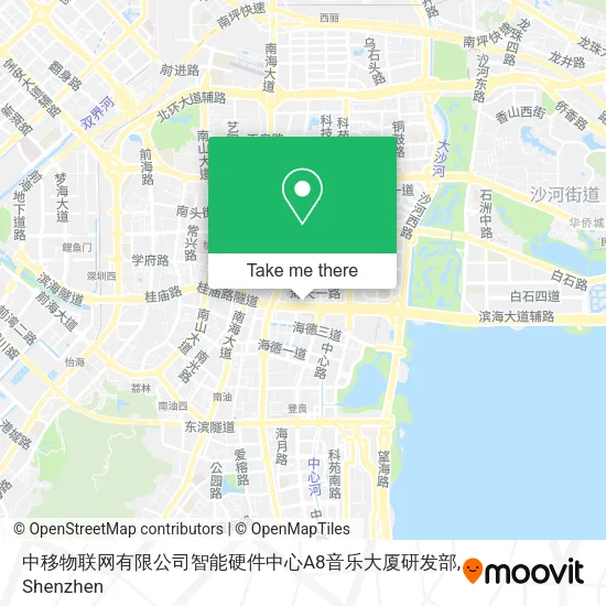 中移物联网有限公司智能硬件中心A8音乐大厦研发部 map