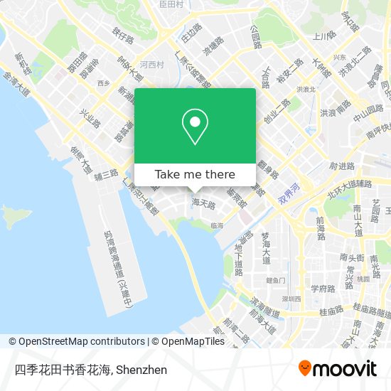 四季花田书香花海 map