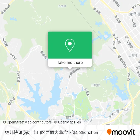 德邦快递(深圳南山区西丽大勘营业部) map