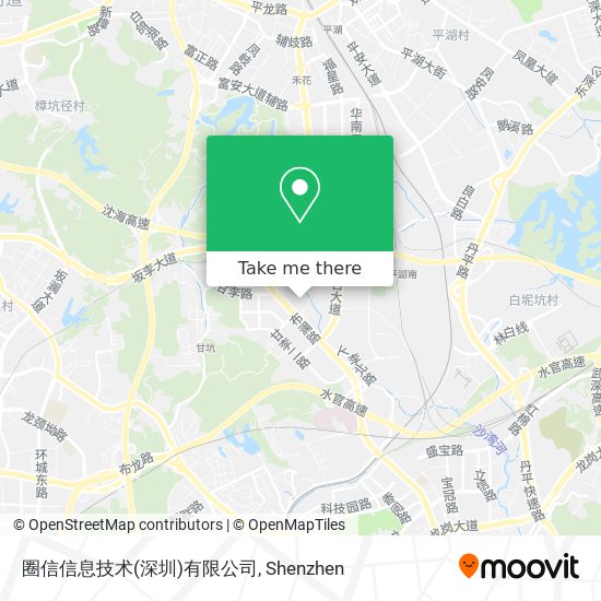 圈信信息技术(深圳)有限公司 map