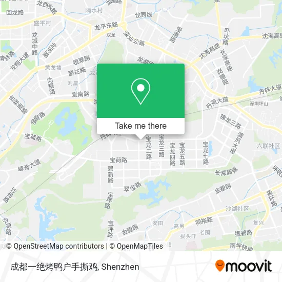 成都一绝烤鸭户手撕鸡 map