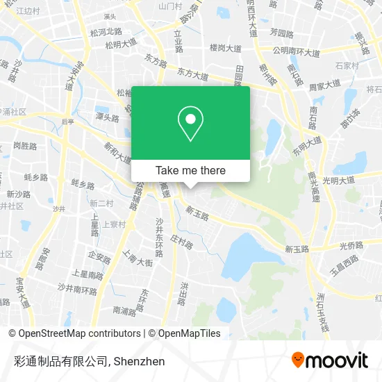 彩通制品有限公司 map
