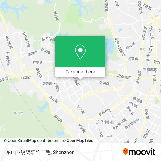 东山不绣钢装饰工程 map