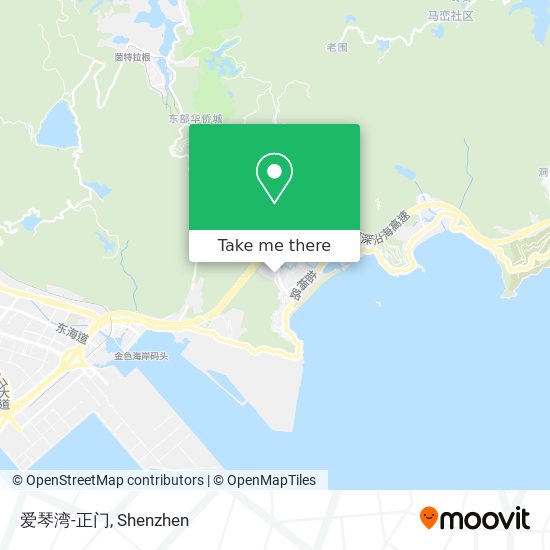 爱琴湾-正门 map