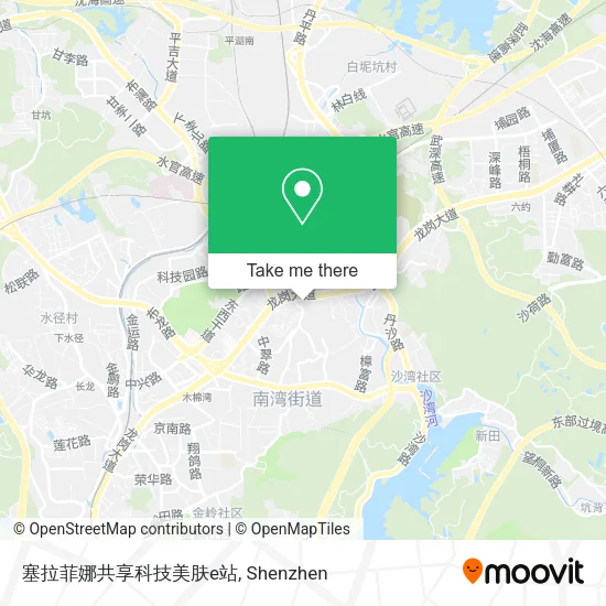 塞拉菲娜共享科技美肤e站 map