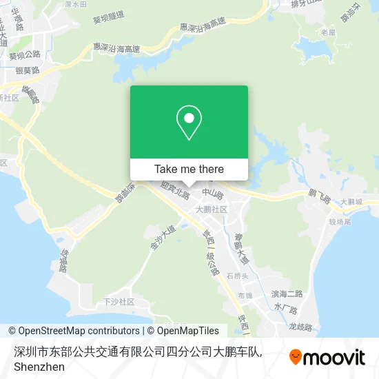深圳市东部公共交通有限公司四分公司大鹏车队 map