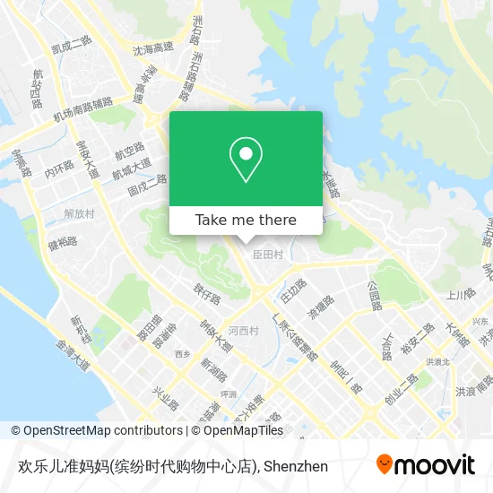 欢乐儿准妈妈(缤纷时代购物中心店) map