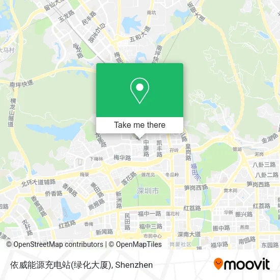 依威能源充电站(绿化大厦) map