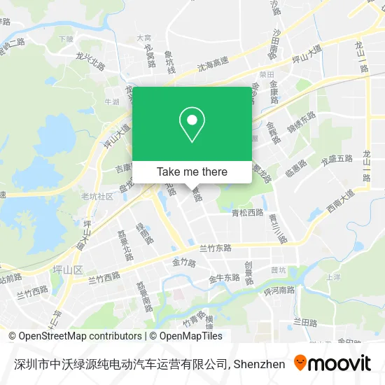 深圳市中沃绿源纯电动汽车运营有限公司 map