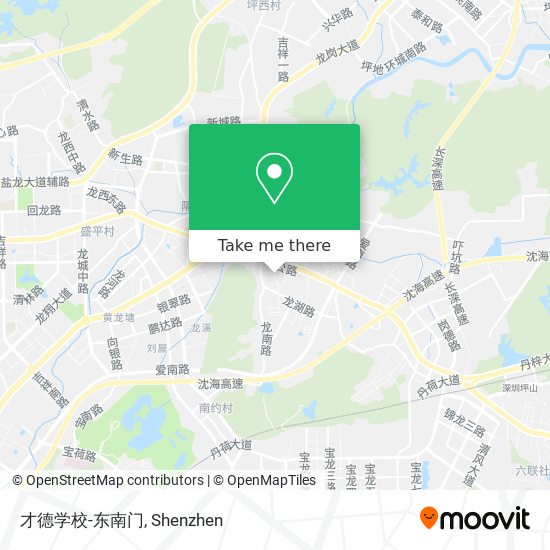 才德学校-东南门 map