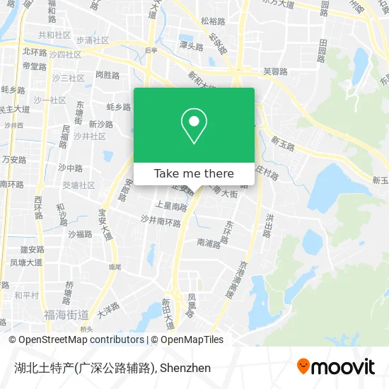 湖北土特产(广深公路辅路) map