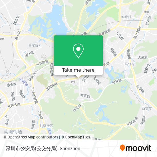 深圳市公安局(公交分局) map