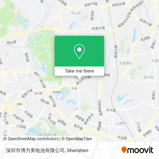 深圳市博力美电池有限公司 map