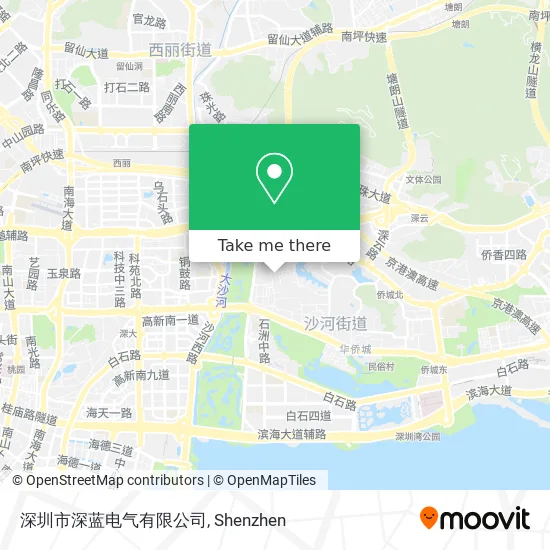 深圳市深蓝电气有限公司 map