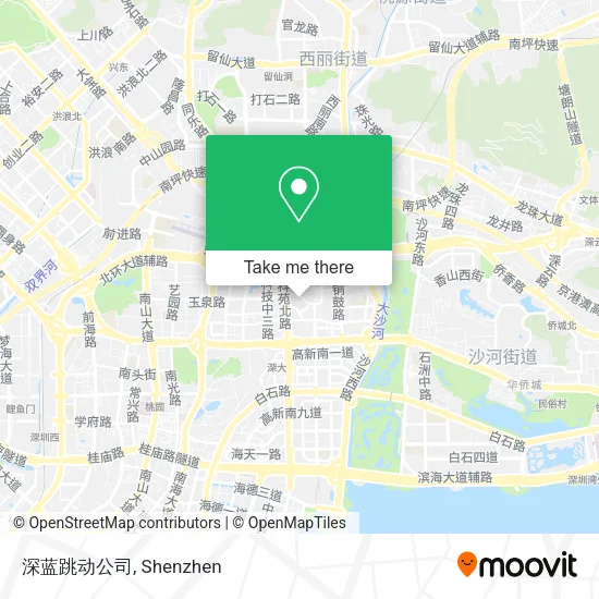 深蓝跳动公司 map