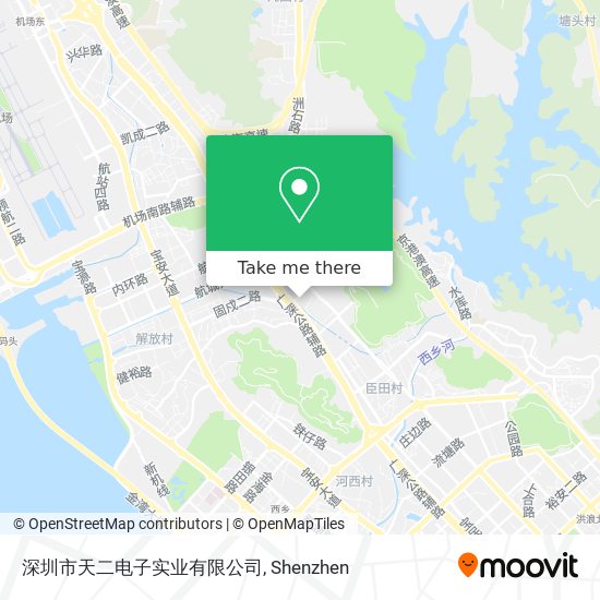 深圳市天二电子实业有限公司 map