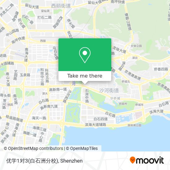 优学1对3(白石洲分校) map