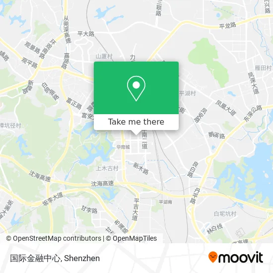 国际金融中心 map