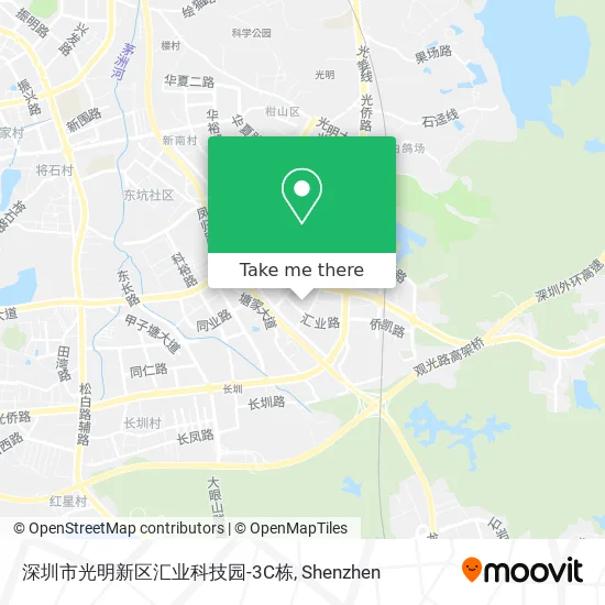 深圳市光明新区汇业科技园-3C栋 map