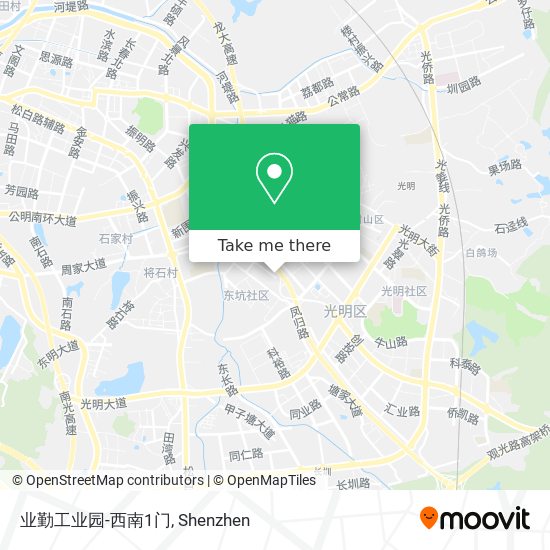业勤工业园-西南1门 map