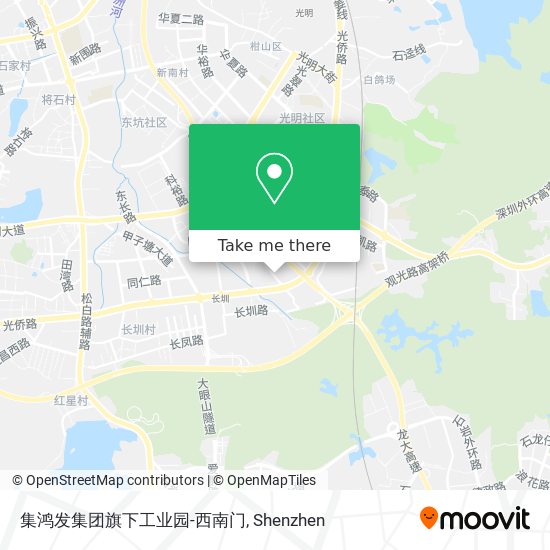 集鸿发集团旗下工业园-西南门 map