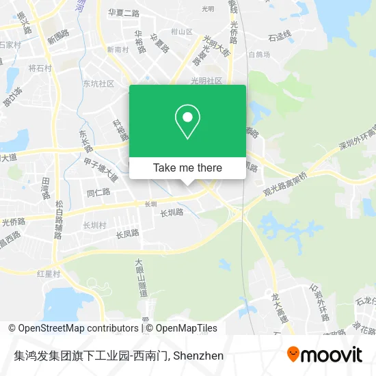 集鸿发集团旗下工业园-西南门 map
