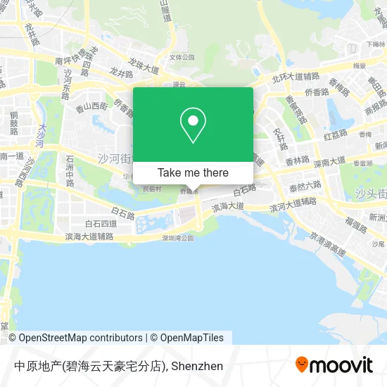 中原地产(碧海云天豪宅分店) map