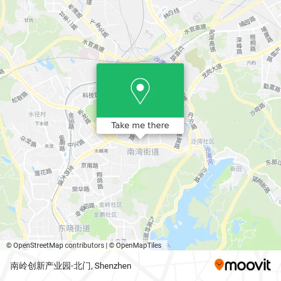 南岭创新产业园-北门 map