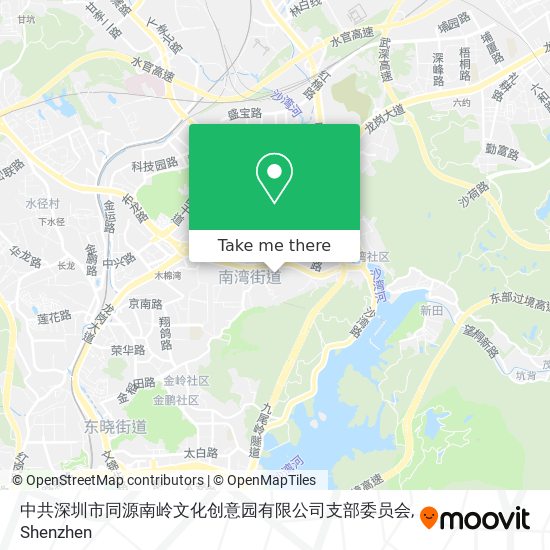 中共深圳市同源南岭文化创意园有限公司支部委员会 map