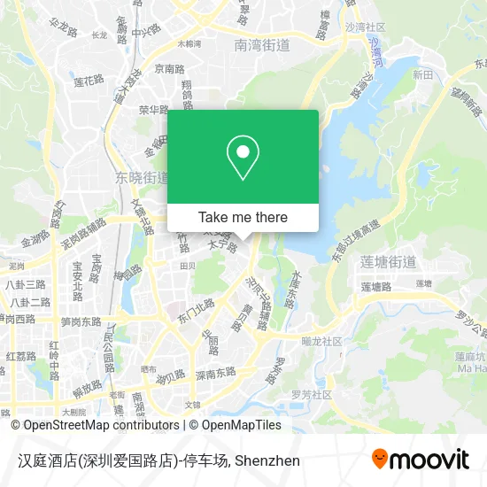 汉庭酒店(深圳爱国路店)-停车场 map