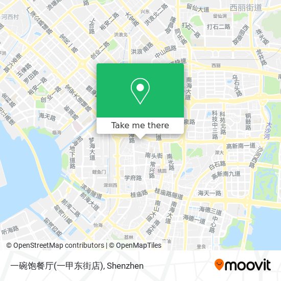 一碗饱餐厅(一甲东街店) map