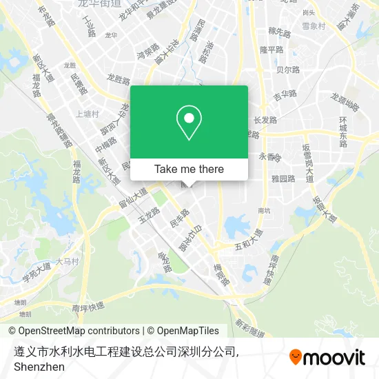 遵义市水利水电工程建设总公司深圳分公司 map