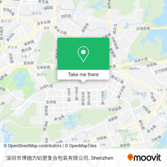 深圳市博德力铝塑复合包装有限公司 map