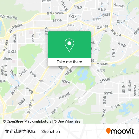 龙岗镇康力纸箱厂 map