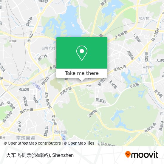 火车飞机票(深峰路) map