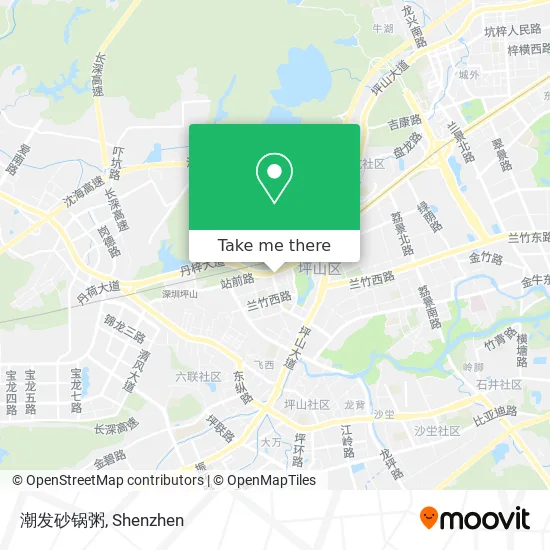 潮发砂锅粥 map