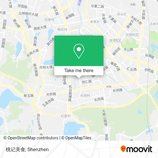 桃记美食 map
