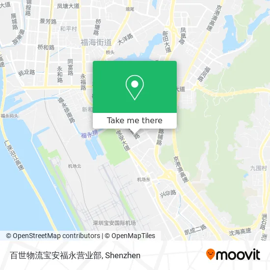 百世物流宝安福永营业部 map