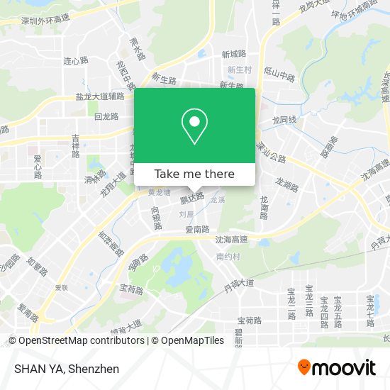 SHAN YA map