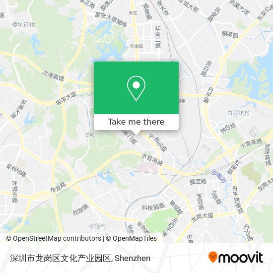 深圳市龙岗区文化产业园区 map