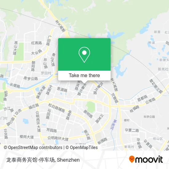 龙泰商务宾馆-停车场 map