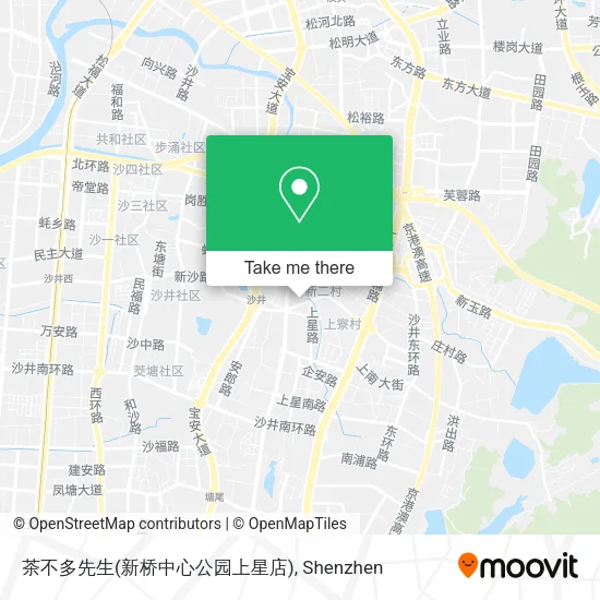 茶不多先生(新桥中心公园上星店) map