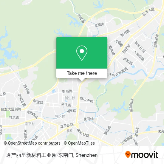通产丽星新材料工业园-东南门 map
