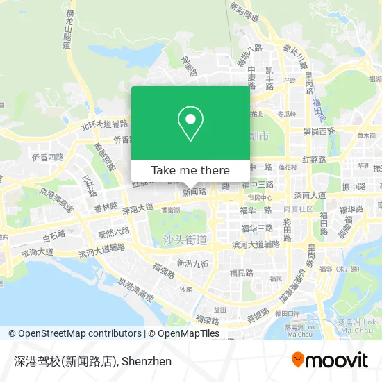 深港驾校(新闻路店) map