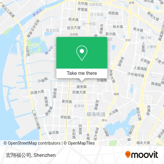 宏翔福公司 map