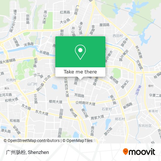 广州肠粉 map