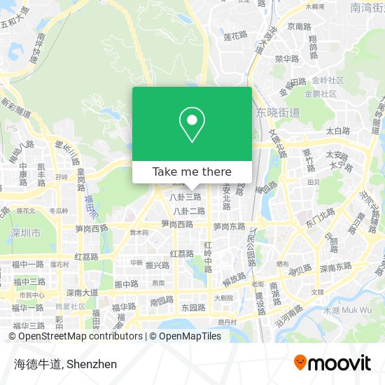 海德牛道 map