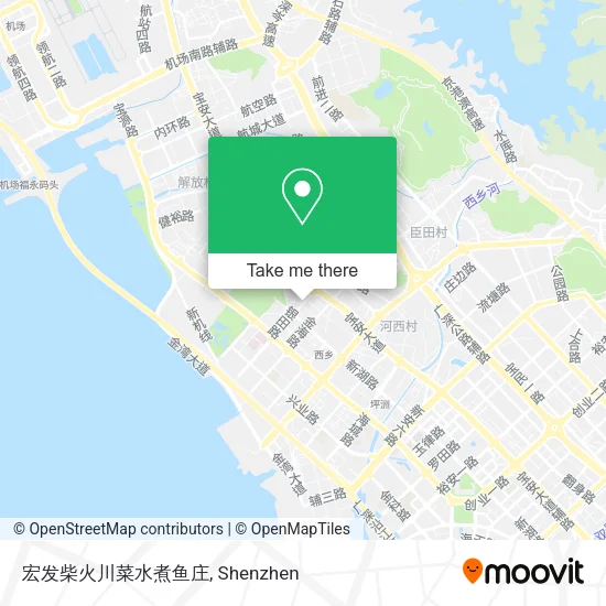 宏发柴火川菜水煮鱼庄 map