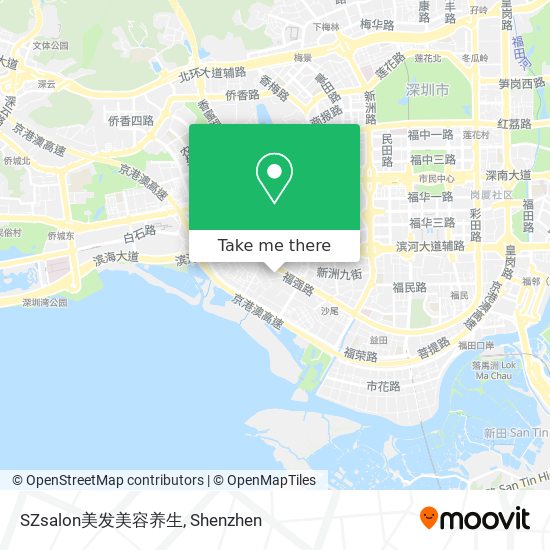 SZsalon美发美容养生 map