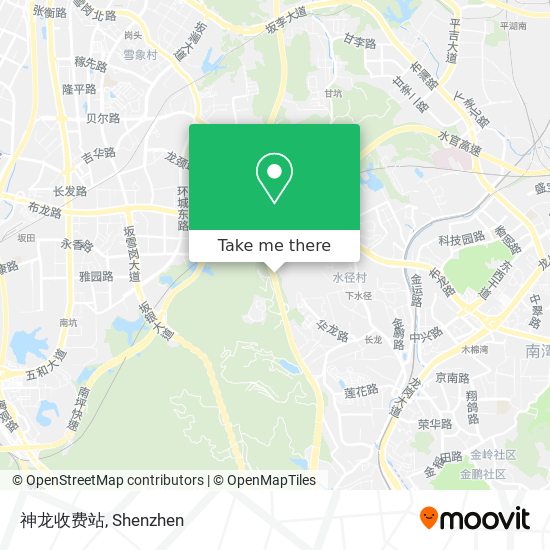 神龙收费站 map